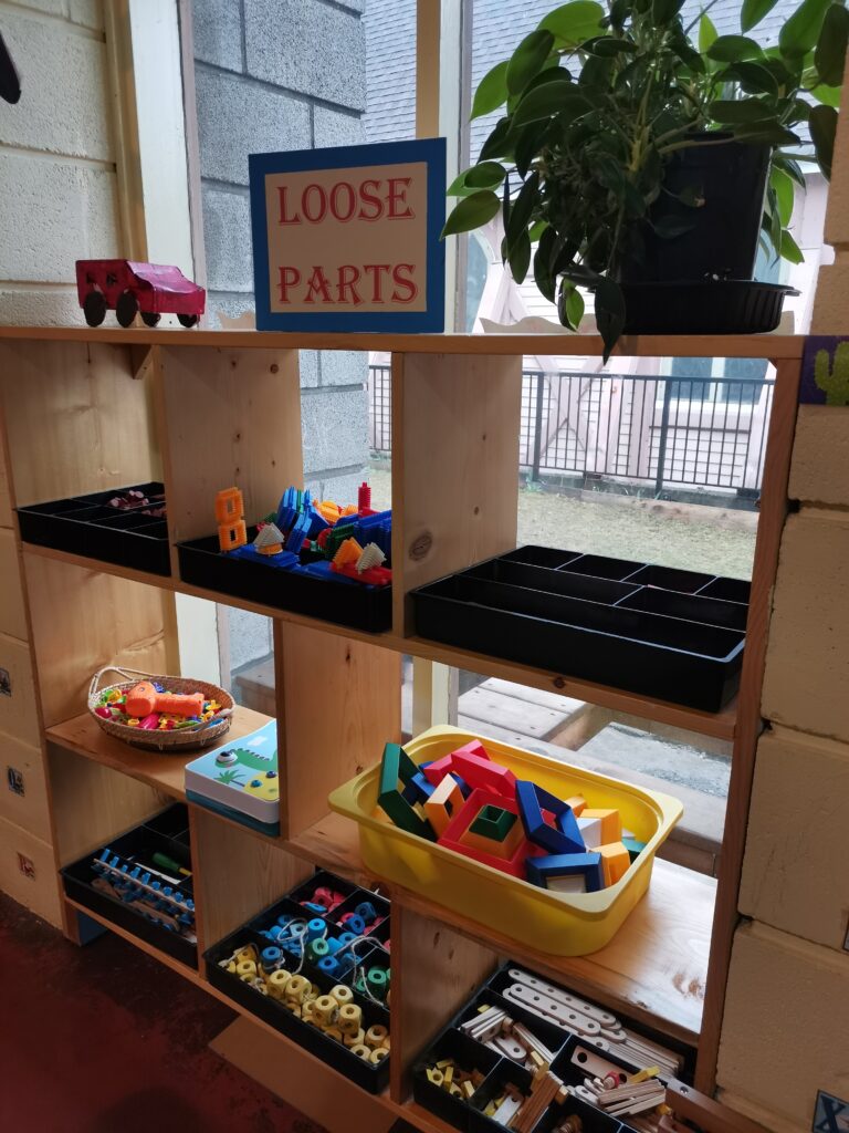 Childcare Daycare New Westminster Indoor Loose Parts